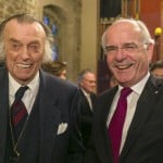 Braunschweigs Ehrenbürger Friedrich Theodor Kohl mit Landesbischof Professor Friedrich Weber. Foto: Peter Sierigk