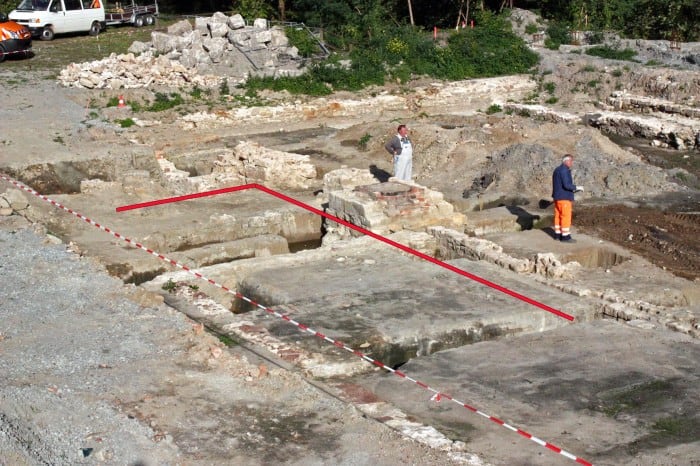 Lage der entdeckten Stadtmauerreste an der Wendenstraße. Foto: Udo Gebauhr