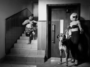 Blonde with Great Dane. Foto: Dokumentation