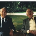 Richard Borek und Herbert Meyersfeld in Braunschweig (1991). Foto: Borek