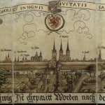 Ansicht von Westen, 1547 (Herzog August Bibliothek Wolfenbüttel)