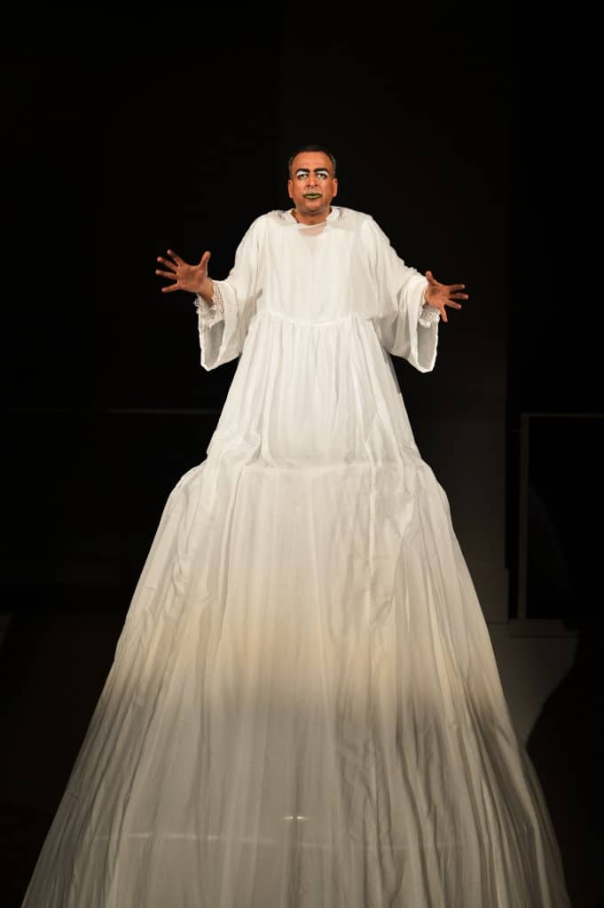 Ahmed Mohammedeen stellte den Kühleborn gestenreich dar. Foto: Andreas Greiner-Napp