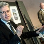 Hans Stallmacher liest die Briefe von Ernst Sander. Foto: Theater Zeitraum