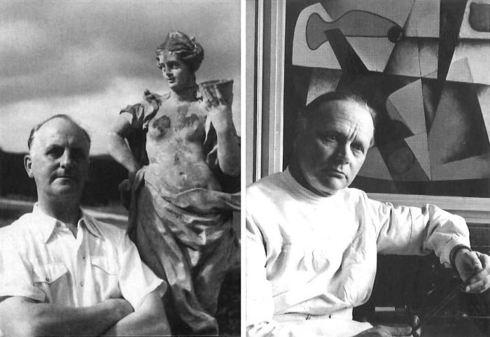 Rudolf Jahns (1959) und Ernst Sander (1958). Foto: Ankündigungsflyer