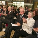 Der Historiker Professor Dr. Hans-Ulrich Wehler erntete anlässlich des Lessing-Preises für Kritik viel Beifall von den Vertretern der STIFTUNG NORD/LB • ÖFFENTLICHE, der Stadt Wolfenbüttel, der Lessing-Akademie Wolfenbüttel sowie den eingeladenen Gästen. Foto: Peter Sierigk