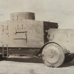 Ein Büssing-Panzerfahrzeug A7V auf dem Hof des Werkes in Braunschweig. Büssing-Foto Archiv E.-J. Zauner