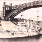 Das Linienschiff "Braunschweig " im Kaiser-Wilhelm-Kanal (heute Nord-Ostseekanal). Foto: Archiv E.-J. Zauner