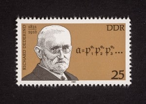 Richard Dedekind, Bedeutende Personen 1981 DDR, 25 Pfennig, Repro: Peter Sierigk