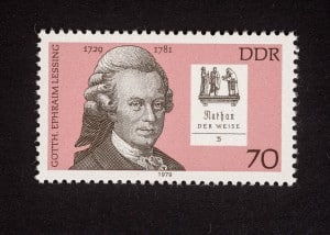 Gotthold Ephraim Lessing, Bedeutende Persönlichkeiten 1979 DDR, 70 Pfennig, Repro: Peter Sierigk