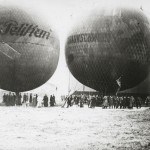 Ballonstart am Gaswerk in Braunschweig (27.10.1912)