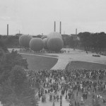 Ballonstart auf dem Kl. Exerzierplatz in Braunschweig (29.08.1931)
