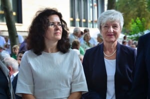 Niedersachsens Ministerin für Wissenschaft und Kultur, Dr. Gabriele Heinen-Kljajić, mit Christina Steinbrügge, Vorsitzende der Braunschweigischen Landschaft und Landrätin von Wolfenbüttel. Foto: Andreas Greiner-Napp