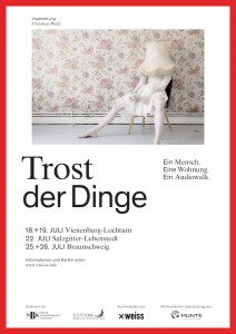 Plakat zum Theaterprojekt Kunst der Dinge. Foto: Veranstalter