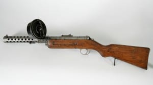 Maschinenpistole Bergmann 18.I, 1918, Braunschweigisches Landesmuseum, Foto: Braunschweigisches Landesmuseum /I. Simon