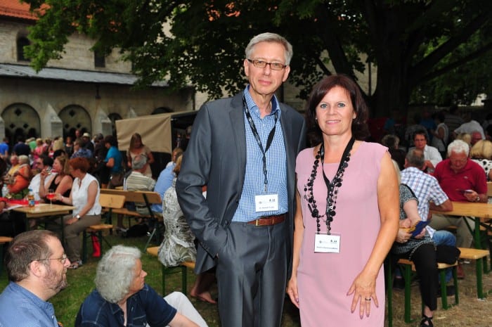 Die „Macher“ der „Sommernacht am Kaiserdom“ in Königslutter: Beatrix Barthold-Miehe und Dr. Norbert Funke. Foto: Andreas Greiner-Napp