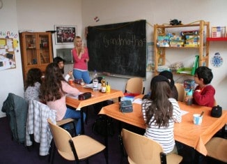 Das Kinder- und Jugendzentrum Selam war der perfekte Lernort für 19 Migrantenkinder anlässlich des TU-Projektes Lern- und Übergangsbegleitung in die Sek 1. Foto: TU Braunschweig