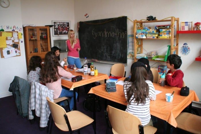 Das Kinder- und Jugendzentrum Selam war der perfekte Lernort für 19 Migrantenkinder anlässlich des TU-Projektes Lern- und Übergangsbegleitung in die Sek 1. Foto: TU Braunschweig