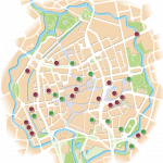 Der Übersichtsplan mit den gekennzeichneten Objekten.
