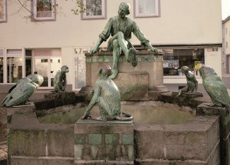 Der Eulenspiegelbrunnen heute. Foto: Stadtarchiv