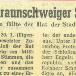 Bericht über die Abstimmung zum Abriss 1960. Screenshot: meyermedia