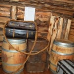 Teil eines Schiffs-Zwischendeck in dem Auswanderer wochenlang leben mussten. Foto: Museum