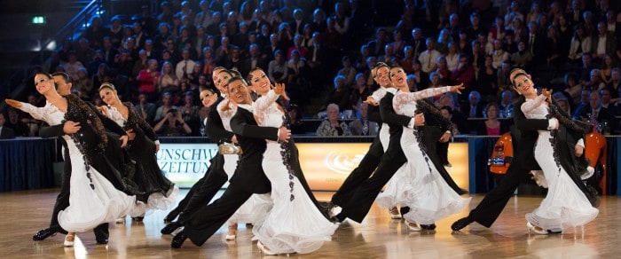 Die Standardformation des BTSC will in eigener Halle zum Rekordweltmeister werden. Foto: Michael Steffan