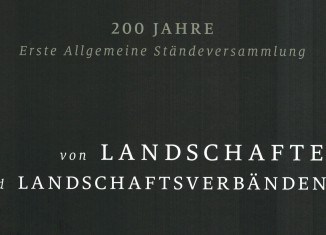 Titel der gerade erschienen Broschüre über die Landschaften und Landschaftsverbände in Niedersachsen.