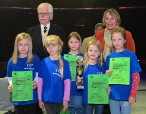 Die LG Eichsfeld gewann in der Altersklasse U 8 bei den Mädchen. Foto: Andreas Greiner-Napp