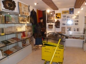 Die Postgeschichte Zorges ist in einem der Ausstellungsräume zu sehen.