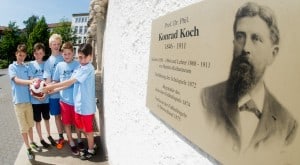 Erinnerungstafel für Konrad Koch. Foto MK