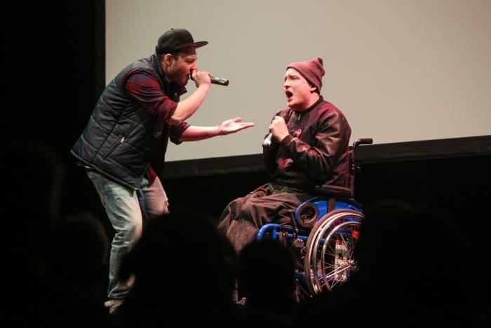 Erst vor und hinter der Kamera, dann auf der Showbühne – auch die Filmgala war sehenswert. Foto: Franz Fender für „ganz schön anders“