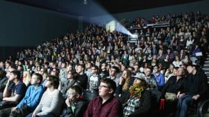 Mehr als 500 Zuschauer besuchten die Filmvorführungen des zweiten inklusiven Kurzfilmwettbewerbs. Foto: Franz Fender für „ganz schön anders“