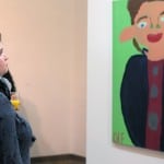 Die Bilder der Ausstellung „Im Augen_Blick“ faszinieren die Betrachter. Foto: Lebenshilfe/Hans Wesker