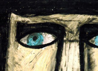 Diese Augen malte Thomas Stanovic und inspirierte damit die Galerie Geyso 20 zur Ausstellung „Im Augen_Blick“. Repro: Meyer