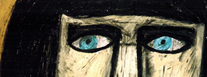 Diese Augen malte Thomas Stanovic und inspirierte damit die Galerie Geyso 20 zur Ausstellung „Im Augen_Blick“. Repro: Meyer