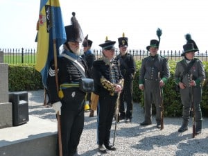 Bei der Zeremonie waren Darsteller in historischen Uniformen anwesend. Foto privat