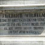 Die Inschrift des Denkmals ist in deutscher Sprache verfasst. Foto privat