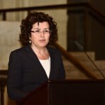 Gabriele Heinen-Kljajić, niedersächsische Ministerin für Wissenschaft und Kultur, sprach zur Begrüßung im Dom. Foto: Andreas Greiner-Napp