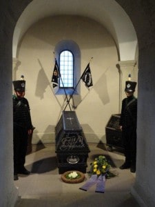 Das Herzoglich Braunschweigische Feldcorps hielt die Ehrenwache. Foto: Richard Borek Stiftung