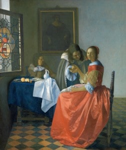 Jan Vermeer, Das Mädchen mit dem Weinglas, ca. 1658 bis 1660. Foto: Herzog Anton Ulrich-Museum