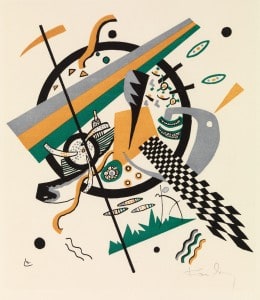 Wassily Kandinsky, Kupferstich, Kleine Welten IV, 1922. Foto: Herzog Anton Ulrich-Museum