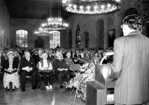 Empfang der Stadt zum 90. Geburtstag Otto Bennemanns in der Dornse des Altstadtrathauses. Foto: Stadtarchiv G IX 76_739_0001