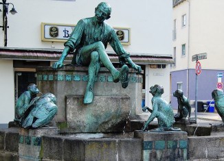 Der Eulenspiegelbrunnenen. Foto: Thomas Ostwald