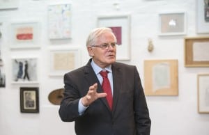 Gerhard Glogowski, Vorstandsvorsitzender der Braunschweigischen Stiftung, sprach zur Eröffnung. Foto: Peter Sierigk