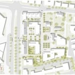 Quartier St. Leonhard / Lageplan. Quelle: Feddersen Architekten / sichtvision