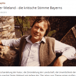 Dieter Wieland in früheren Jahren. Screenshot von Homepage Bayrischer Rundfunk