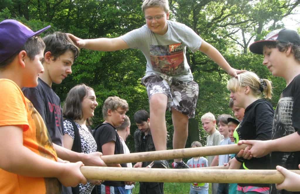 Sie trauen sich bis ganz nach oben