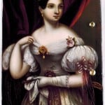 Schnupftabakdose mit einer jungen Schönheit im Ballkleid (Papiermaché). Foto: Detlev Richter