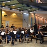 Jugend-Sinfonie-Orchester mit der Solistin Nina Ding (Festival 2014). Foto: Die Braunschweigische Stiftung