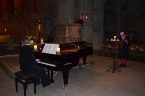 Vlady Bystrov und Tilman Thiemig in der Klosterkirche Schöningen (Festival 2014). Foto: Die Braunschweigische Stiftung